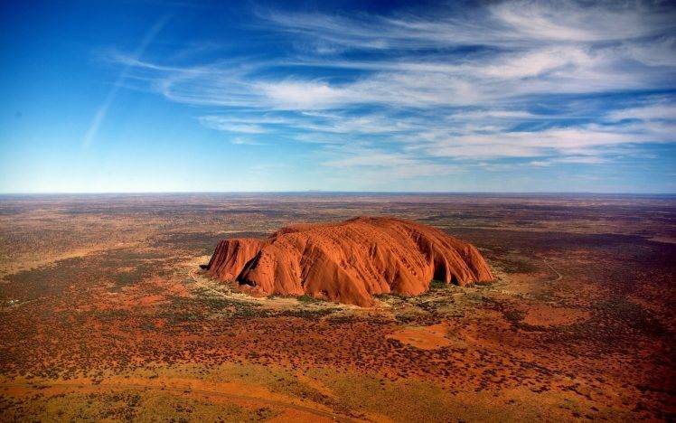 nature, Landscape, Uluru, Australia, Rock, Desert, Ayers Rock HD Wallpaper Desktop Background