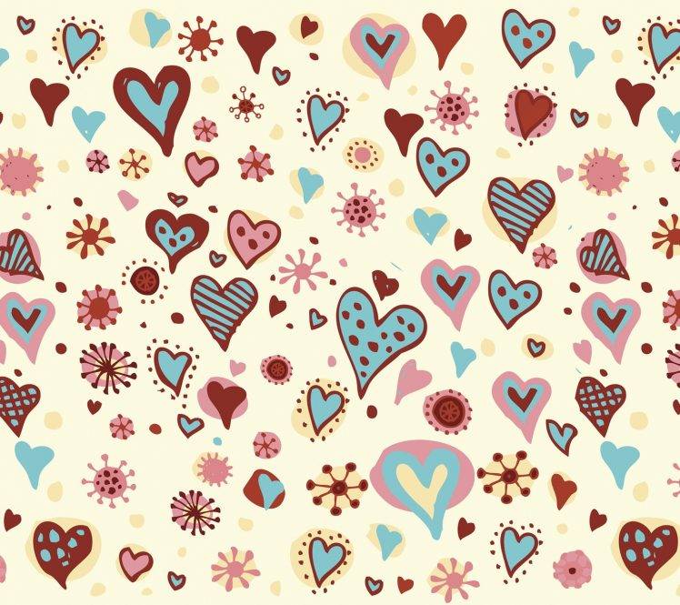 abstract, Love, Hearts HD Wallpaper Desktop Background