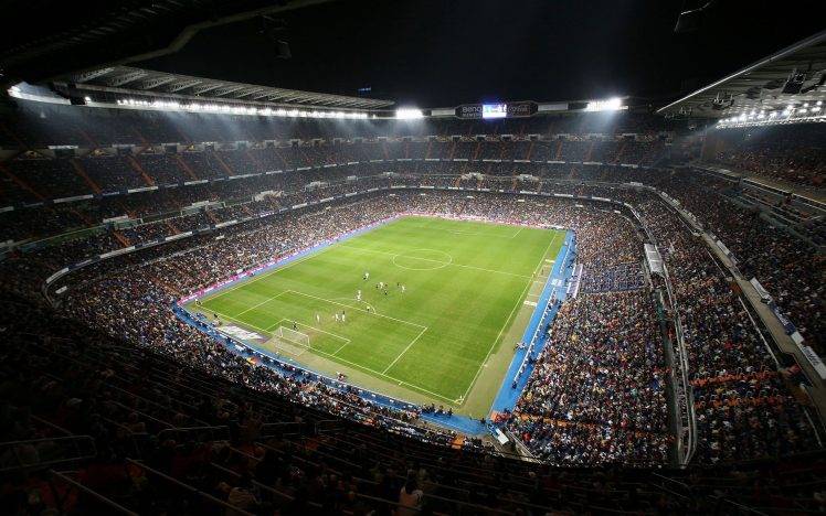 Santiago Bernabeu Stadium, Soccer, Real Madrid, Spain, Madrid HD Wallpaper Desktop Background