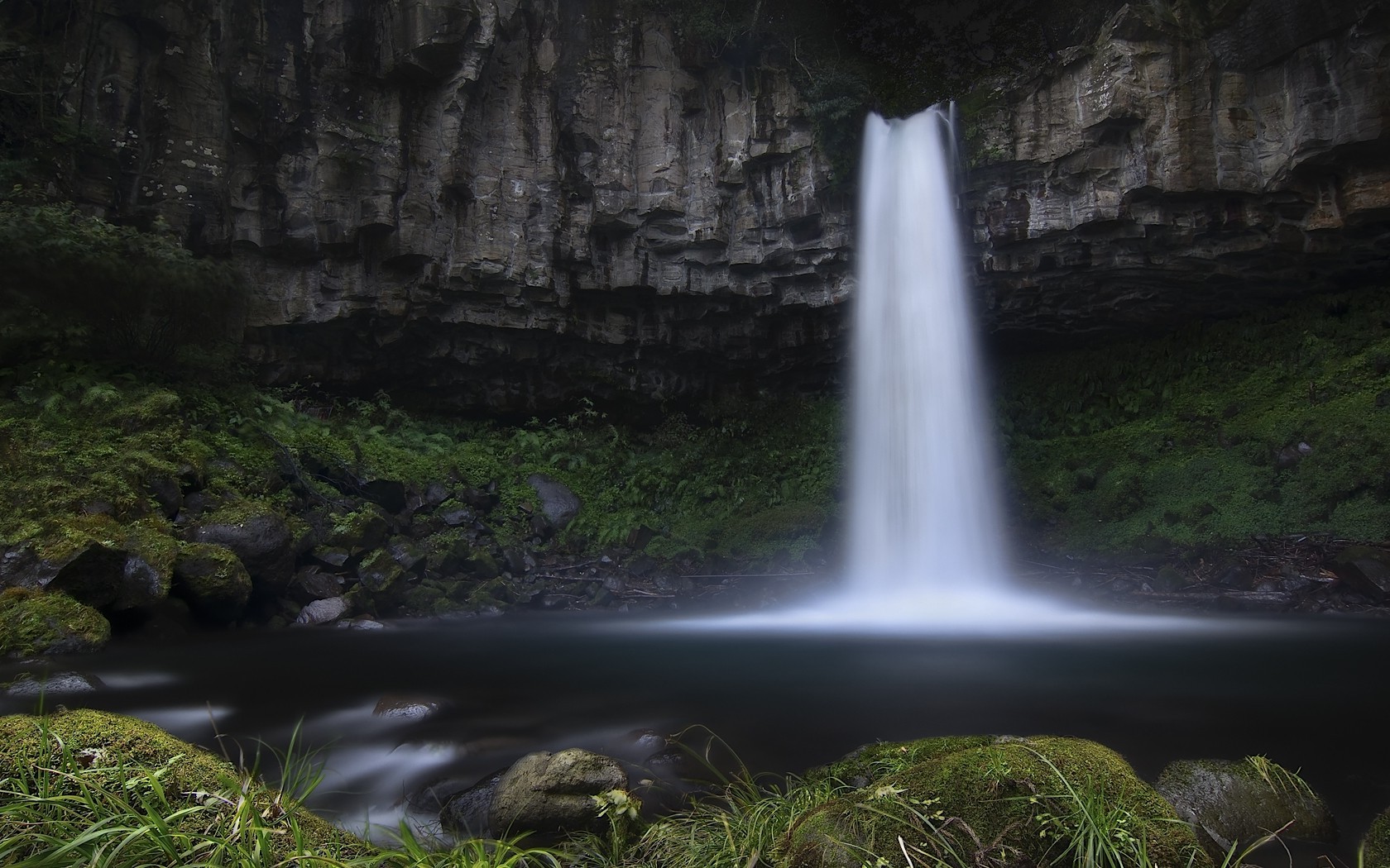 landscape, Waterfall Wallpaper