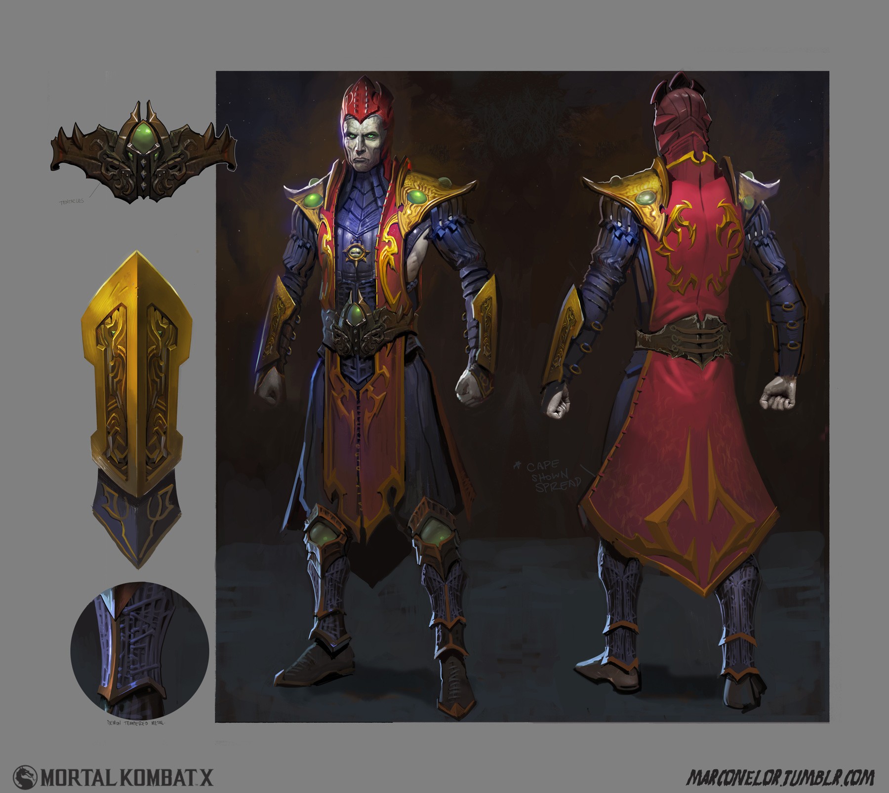 Mortal Kombat X, Concept Art, Digital Art, Artwork, Digital 2D, Video Games Wallpaper