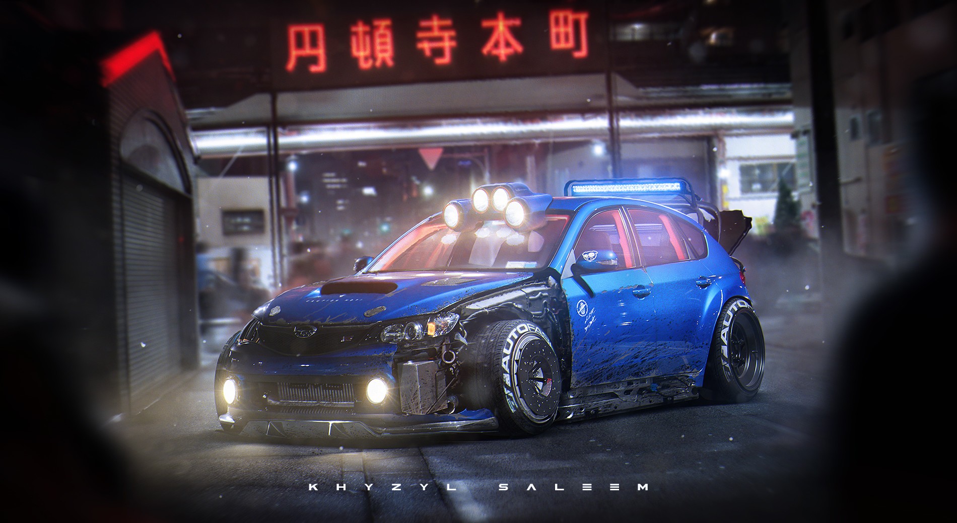 Khyzyl Saleem, Car, Subaru Impreza Wallpaper