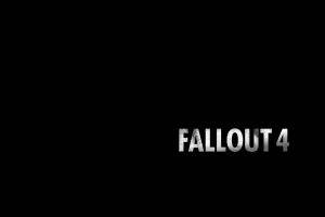 Fallout 4, Fallout, Typography, Black Background