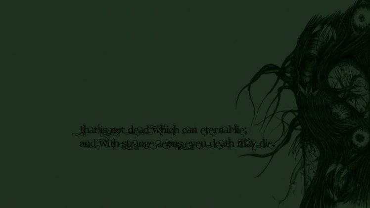 quote, Cthulhu HD Wallpaper Desktop Background