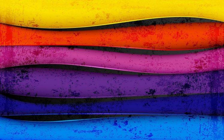 abstract, Colorful, Digital Art, Lines, Wavy Lines HD Wallpaper Desktop Background