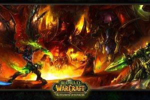 video Games, World Of Warcraft, Illidan Stormrage, Jaraxxus, Archimonde, Kaelthas