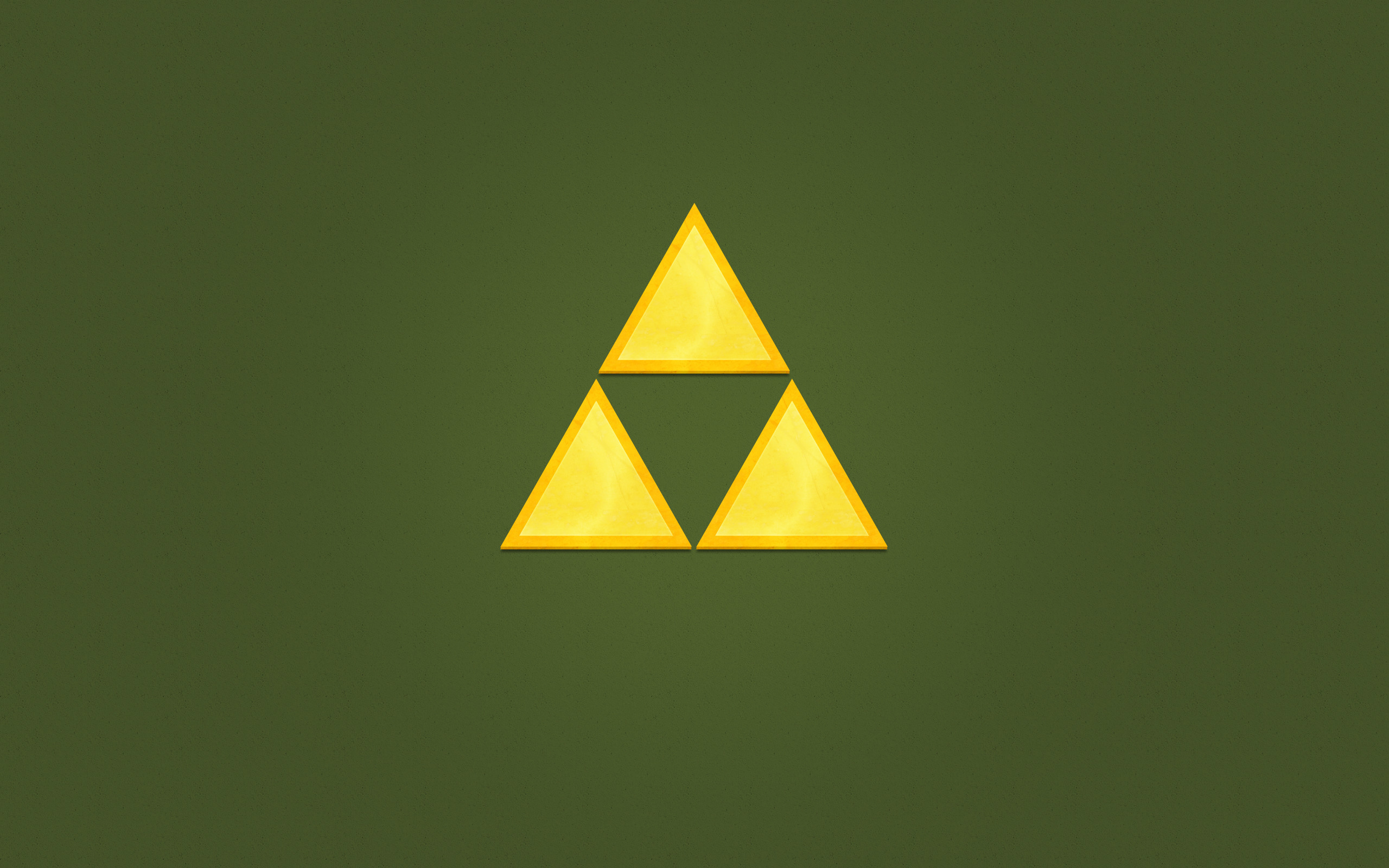 The Legend Of Zelda, Triforce, Minimalism, Video Games Wallpaper