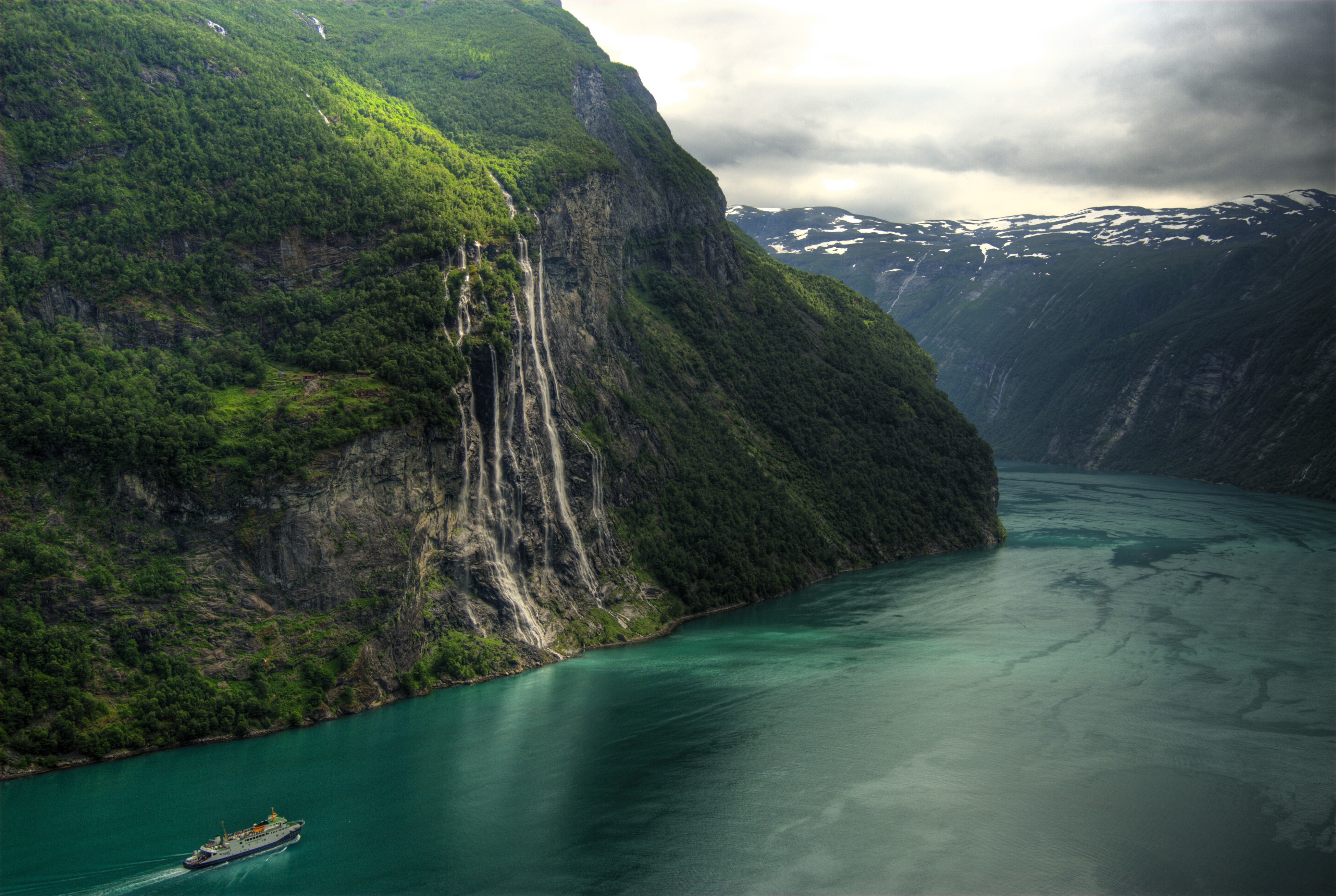 Norway, Landscape, River, Waterfall Wallpaper