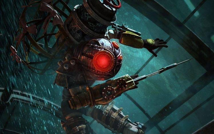 BioShock 2, BioShock, Big Daddy, Little Sister, Video Games Wallpapers HD /  Desktop and Mobile Backgrounds