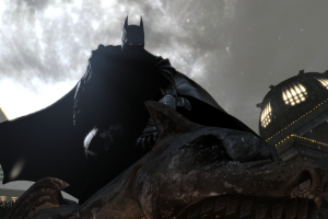 Batman, Batman: Arkham Origins, Video Games, Night, Rain, Moonlight