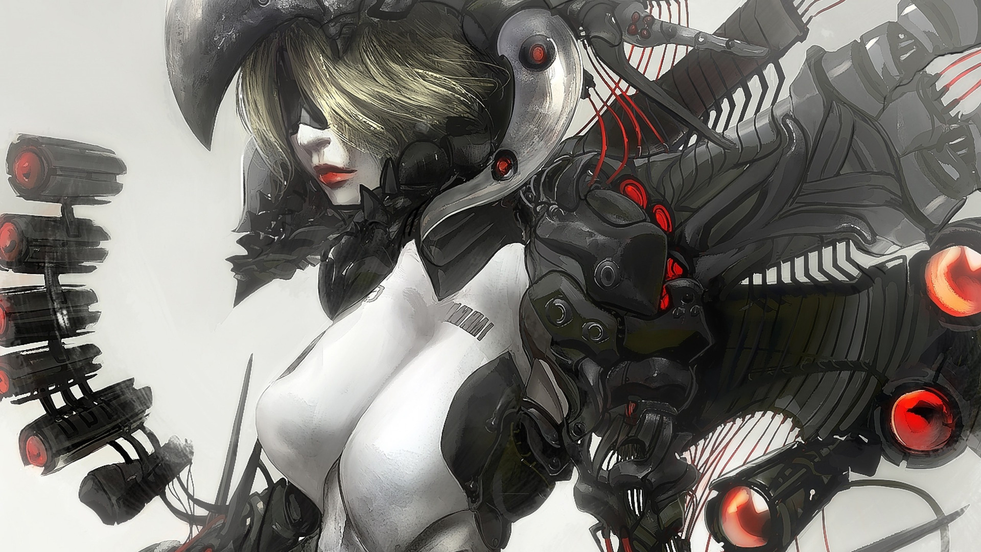 women, Cyborg, Artwork, Fantasy Art, Ghost In The Shell, Androids Wallpaper