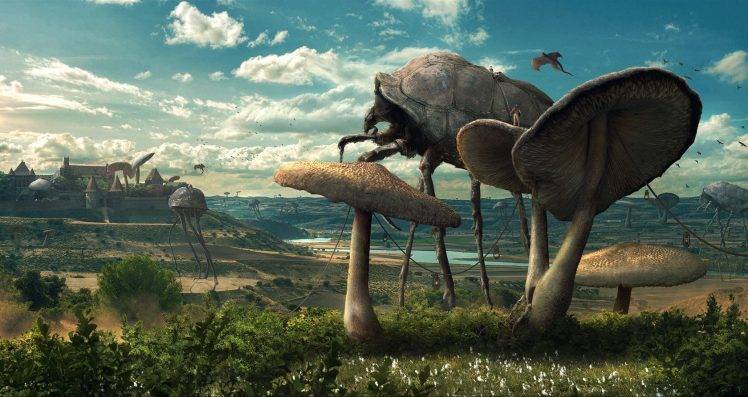 science Fiction, Insect, Parasite, Coexist, Nature, The Elder Scrolls III: Morrowind HD Wallpaper Desktop Background