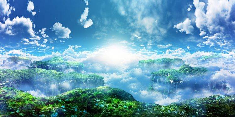 landscape, Sun, Nature HD Wallpaper Desktop Background