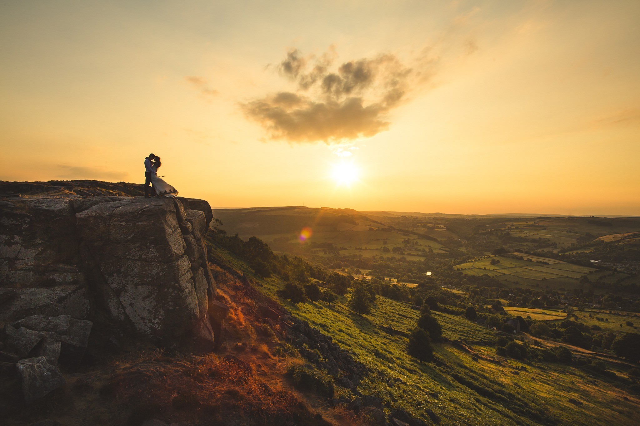 landscape, Couple Wallpaper