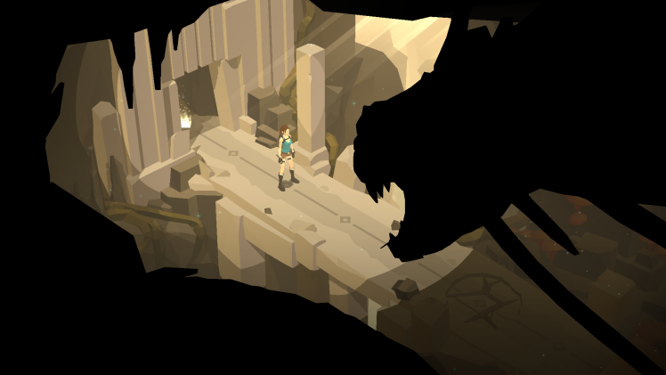 Lara Croft GO HD Wallpaper Desktop Background