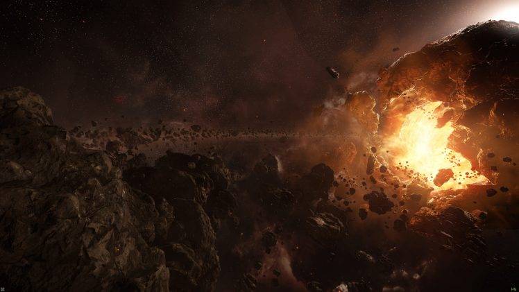 space, Asteroid, Star Citizen HD Wallpaper Desktop Background
