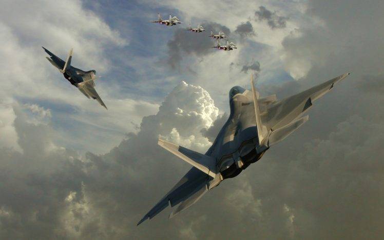 military Aircraft, Sky, F 22 Raptor HD Wallpaper Desktop Background