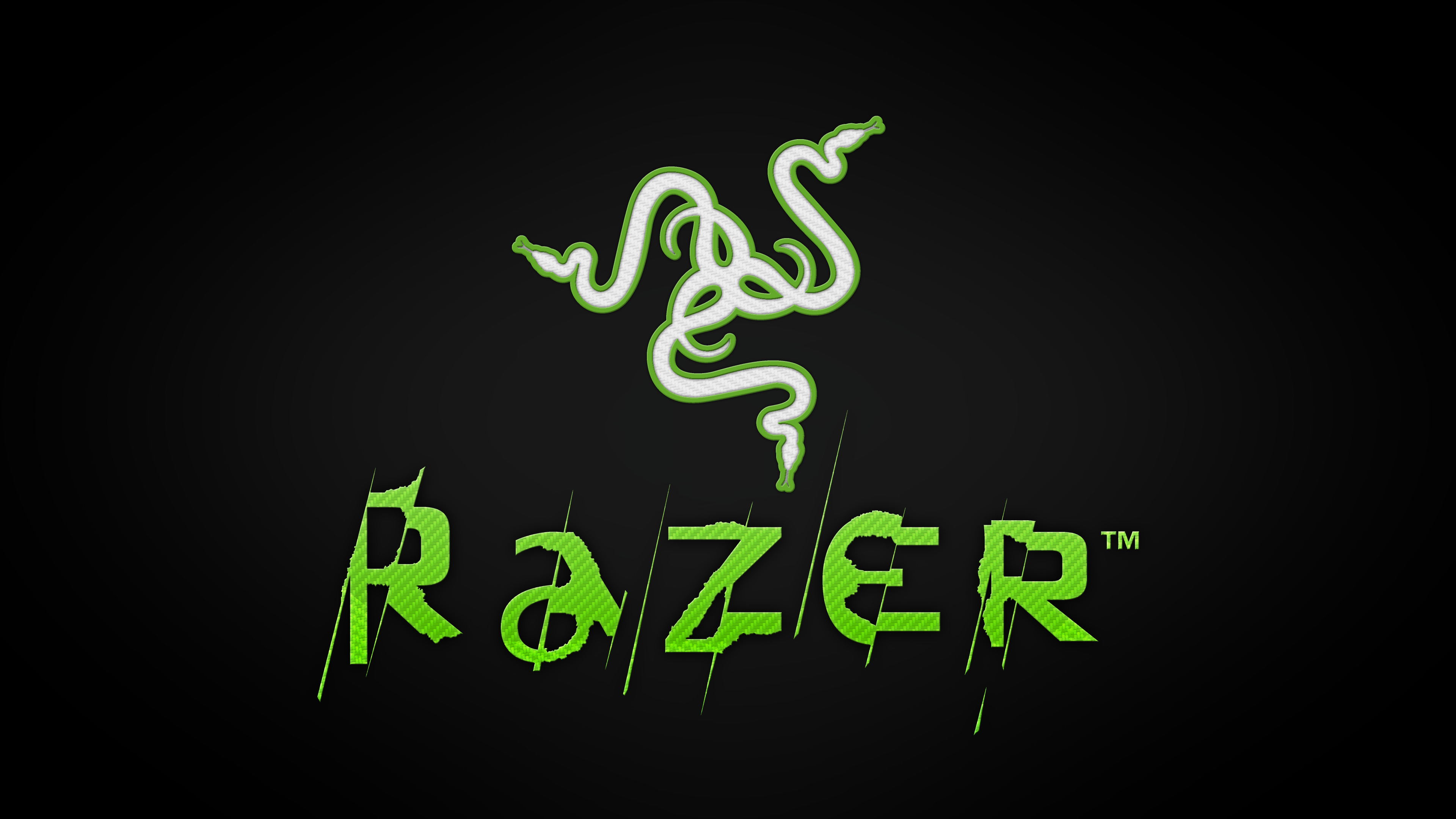 Razer, Logo, Typography, Gradient Wallpaper