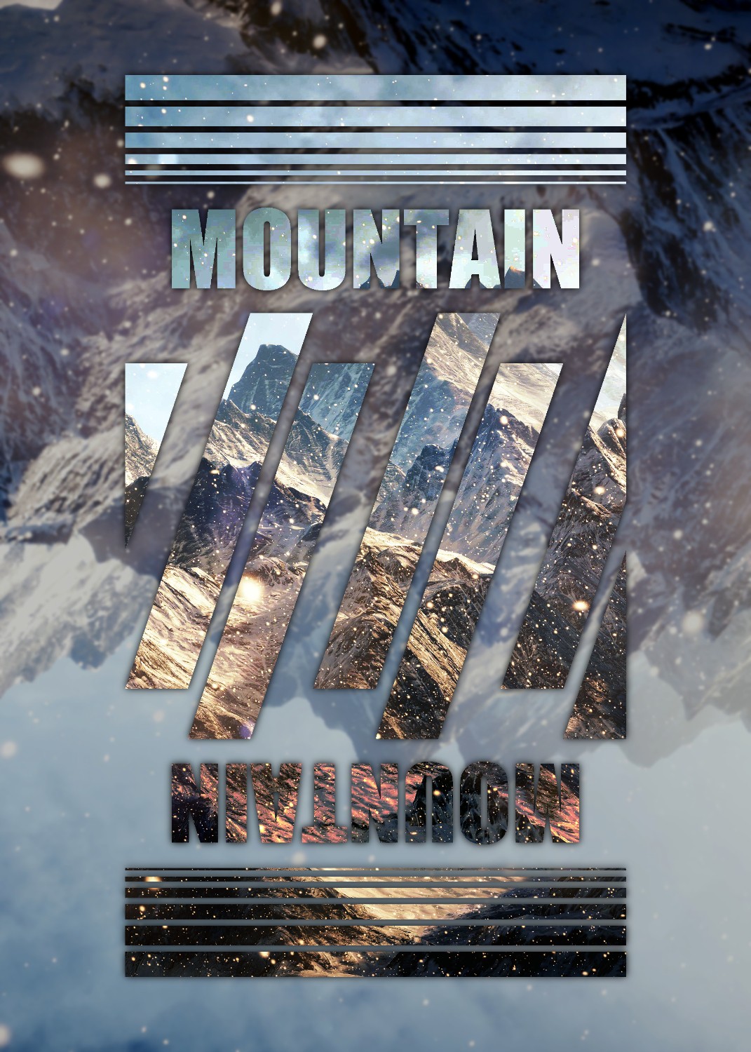 mountain, Polyscape, Abstract Wallpaper
