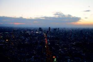 Tokyo, Landscape, Japan, Sunset, Tilt Shift