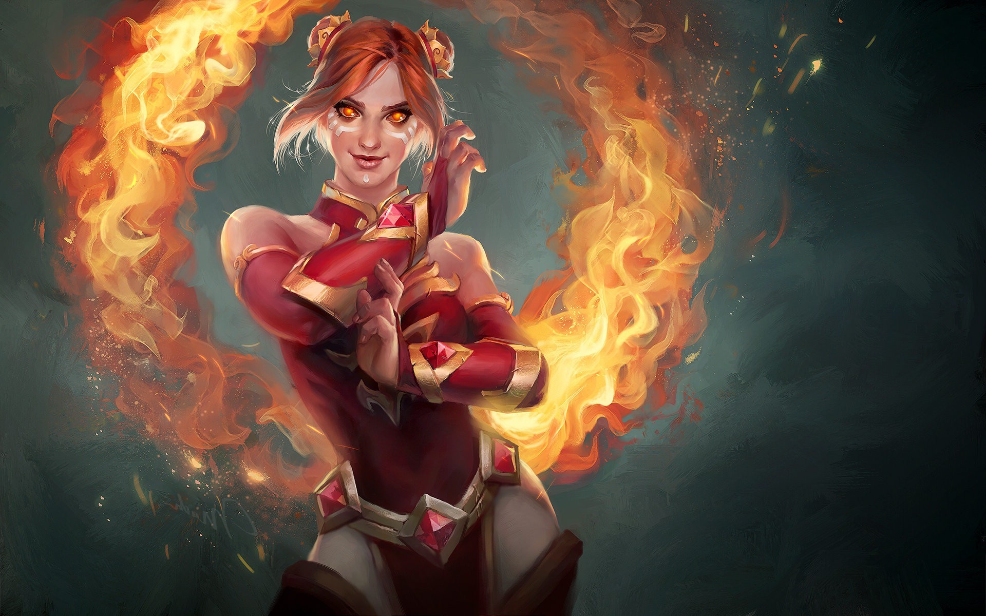 Dota 2, Lina Wallpaper