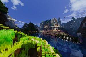 video Games, Minecraft, Pixels, Nature