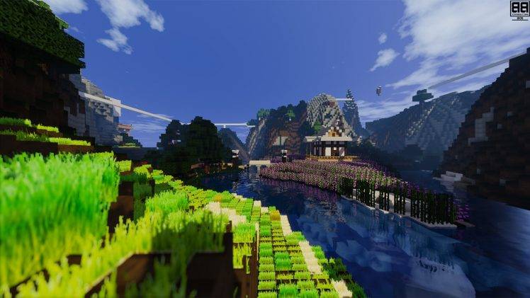 video Games, Minecraft, Pixels, Nature HD Wallpaper Desktop Background
