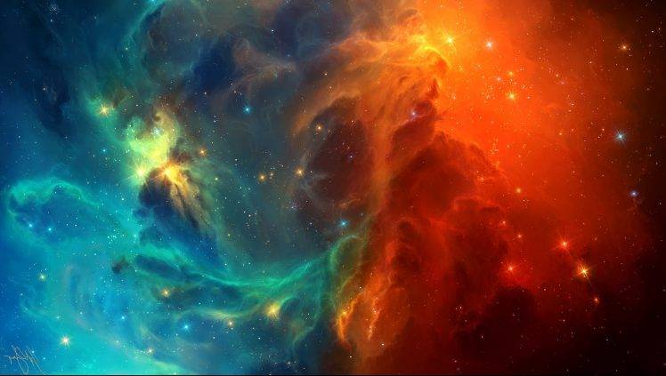 space, Stars, Galaxy, TylerCreatesWorlds HD Wallpaper Desktop Background