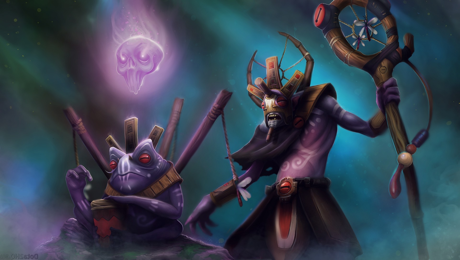 Dota, Dota 2, Defense Of The Ancient, Valve, Valve Corporation, Witch Doctor, Heroes Wallpaper