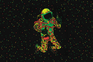 space, Astronaut, Bong, Cannabis