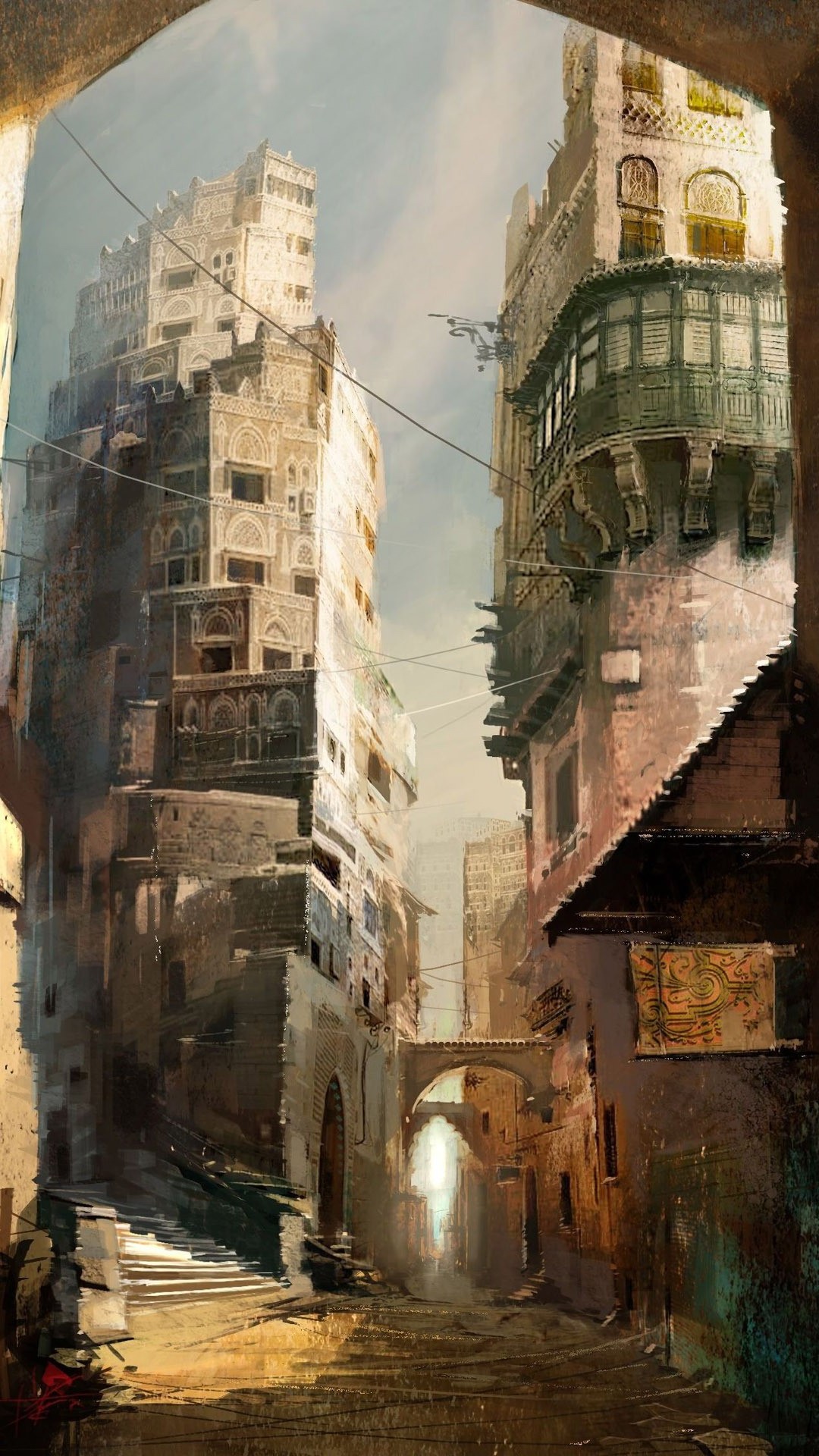 architecture, Portrait Display, Building, Guild Wars 2, Street, Video