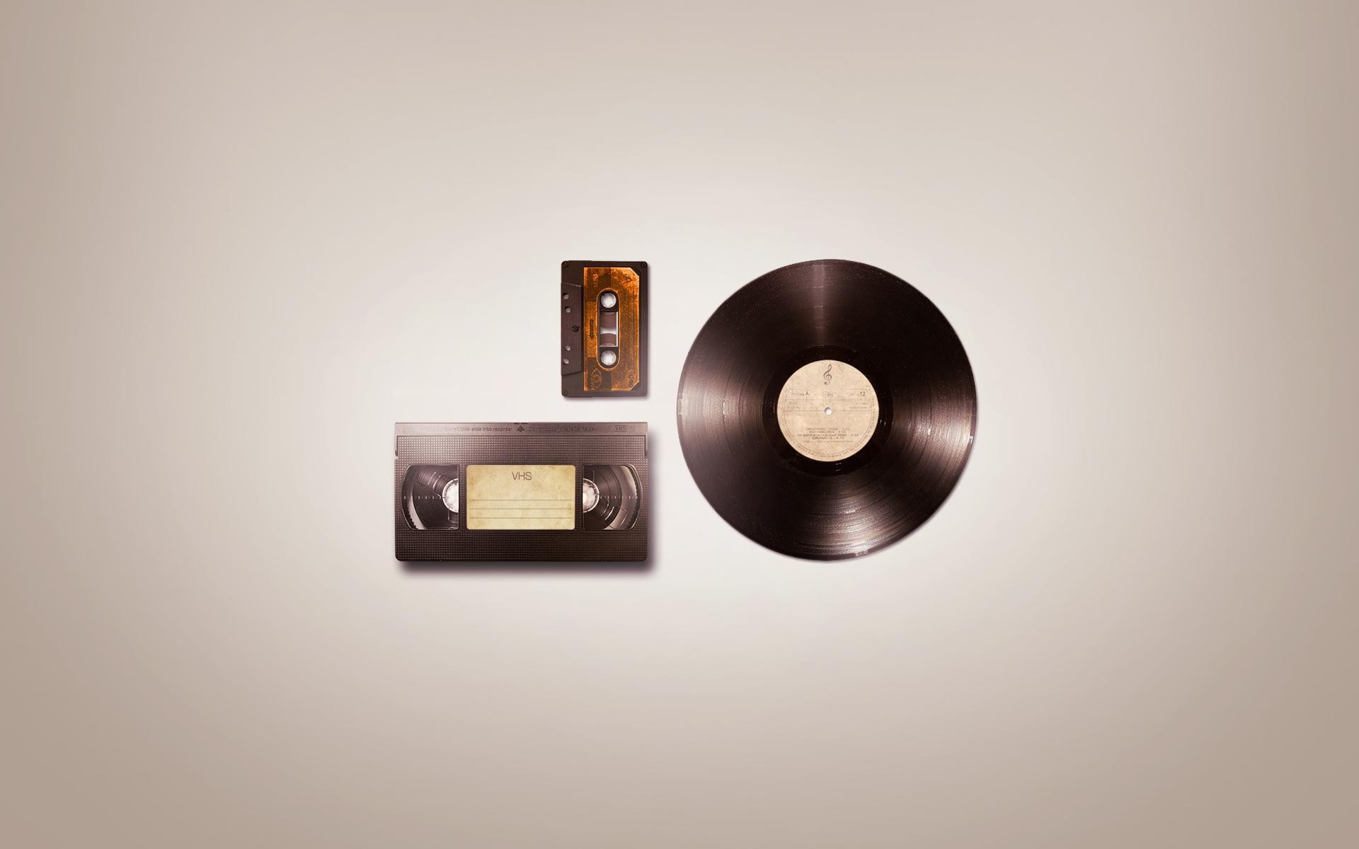 cassette, Vinyl, Video Tape, VHS, Audio, Music, Simple ...
