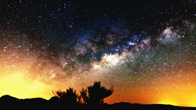 galaxy, Universe, Stairs, TSE HD Wallpaper Desktop Background