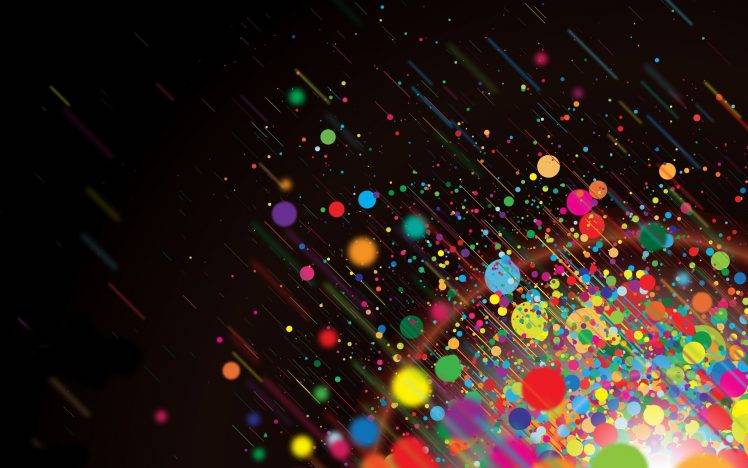 dots, Abstract, Colorful HD Wallpaper Desktop Background