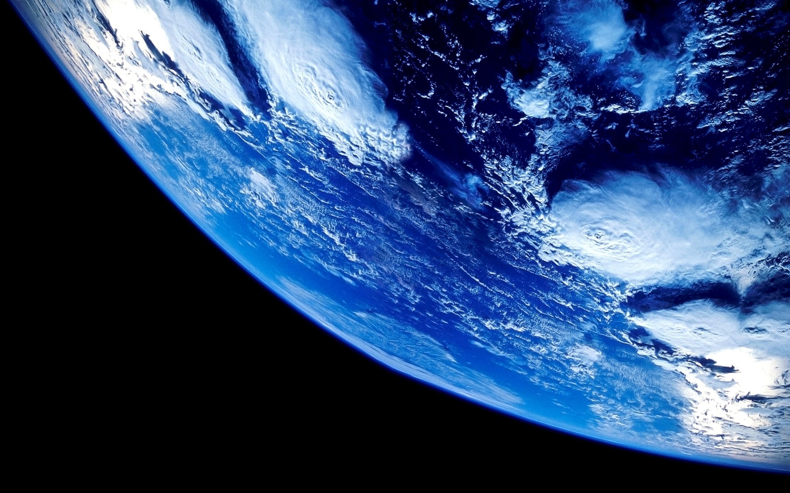 Earth, Space, Blue Wallpaper