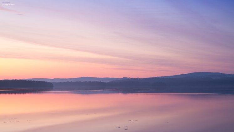 lake, Water, Landscape, Sunrise HD Wallpaper Desktop Background