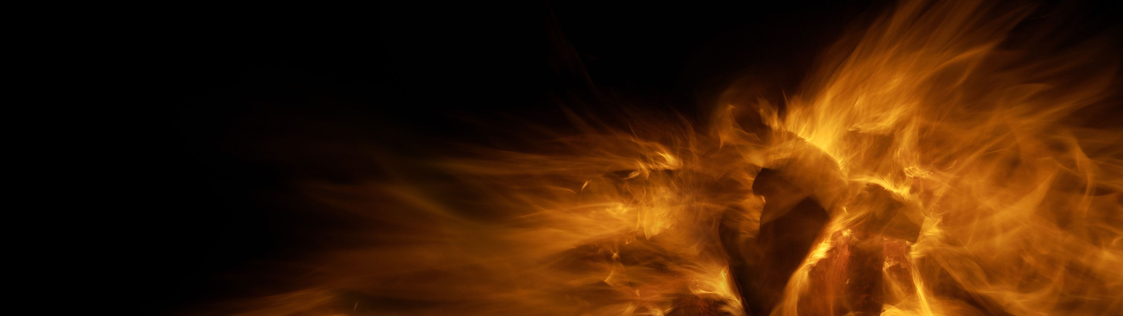 multiple Display, Abstract, Digital Art, Fire, Colorful Wallpapers HD