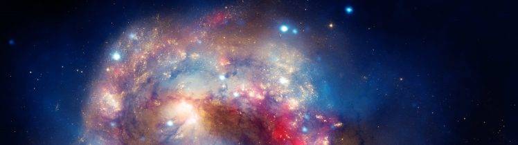 multiple Display, Stars, Space, Colorful, Galaxy, Universe HD Wallpaper Desktop Background