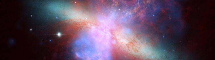 multiple Display, Stars, Space, Colorful, Galaxy, Universe HD Wallpaper Desktop Background