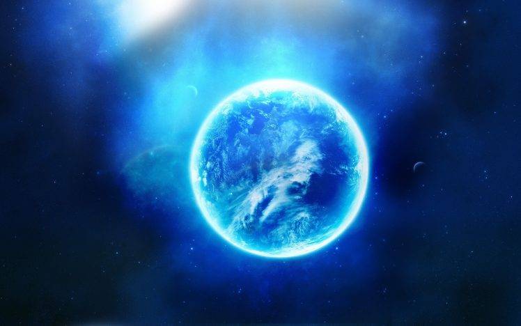 blue, Space, Planet HD Wallpaper Desktop Background