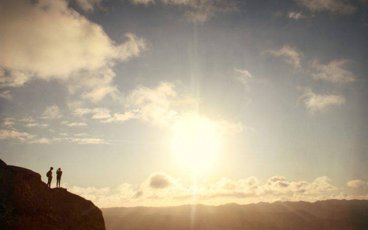 photography, Landscape, Nature, Mountain, Hiking, Sun HD Wallpaper Desktop Background