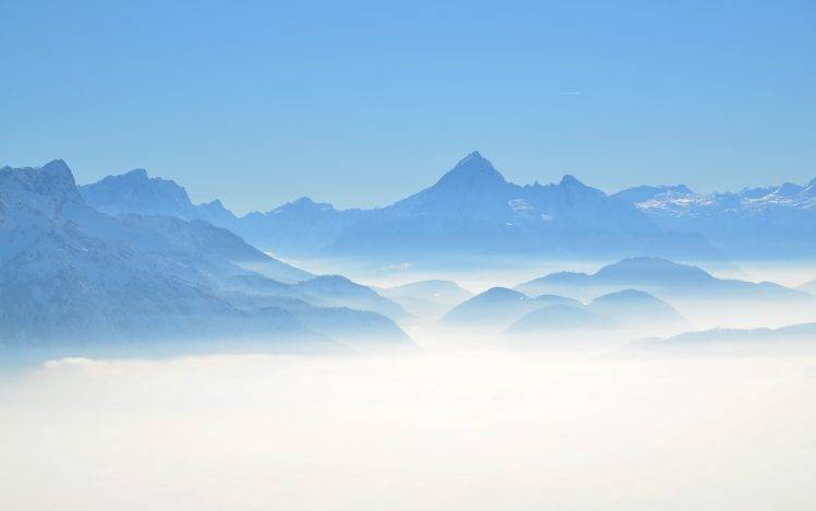 landscape, Photography, Nature, Mountain, Mist HD Wallpaper Desktop Background