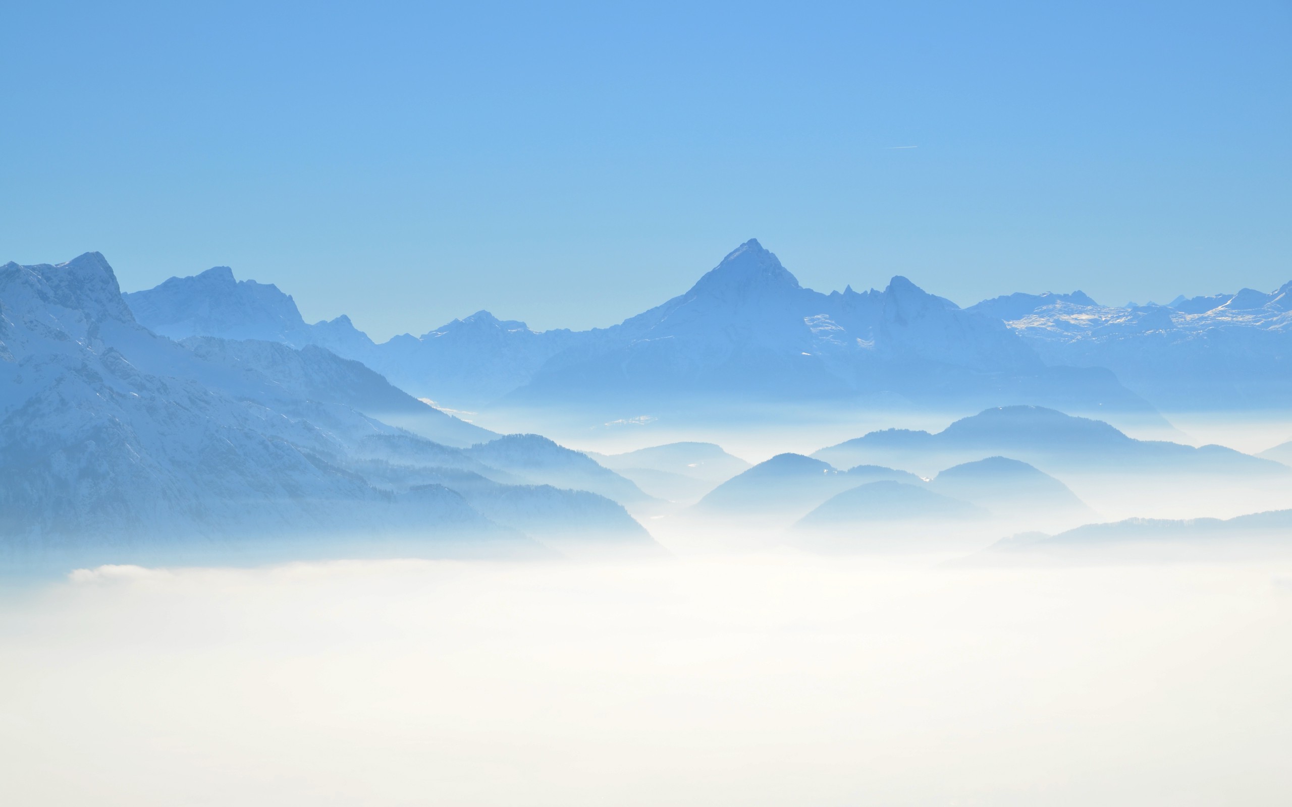landscape, Photography, Nature, Mountain, Mist Wallpaper
