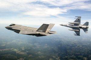 General Dynamics F 16 Fighting Falcon, Lockheed Martin F 35 Lightning II, Military Aircraft, Aircraft, US Air Force