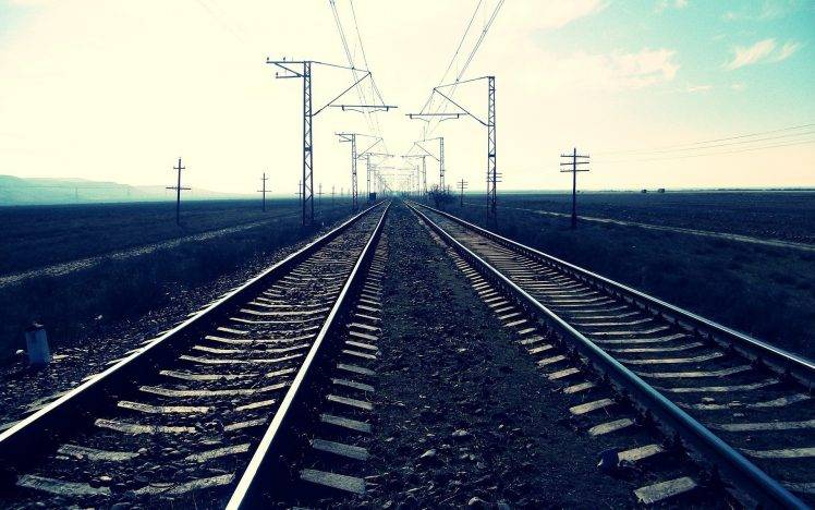photography, Landscape, Railway HD Wallpaper Desktop Background