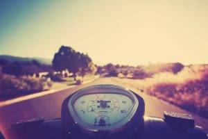 photography, Nature, Landscape, Summer, Sun, Motorcycle, Driving