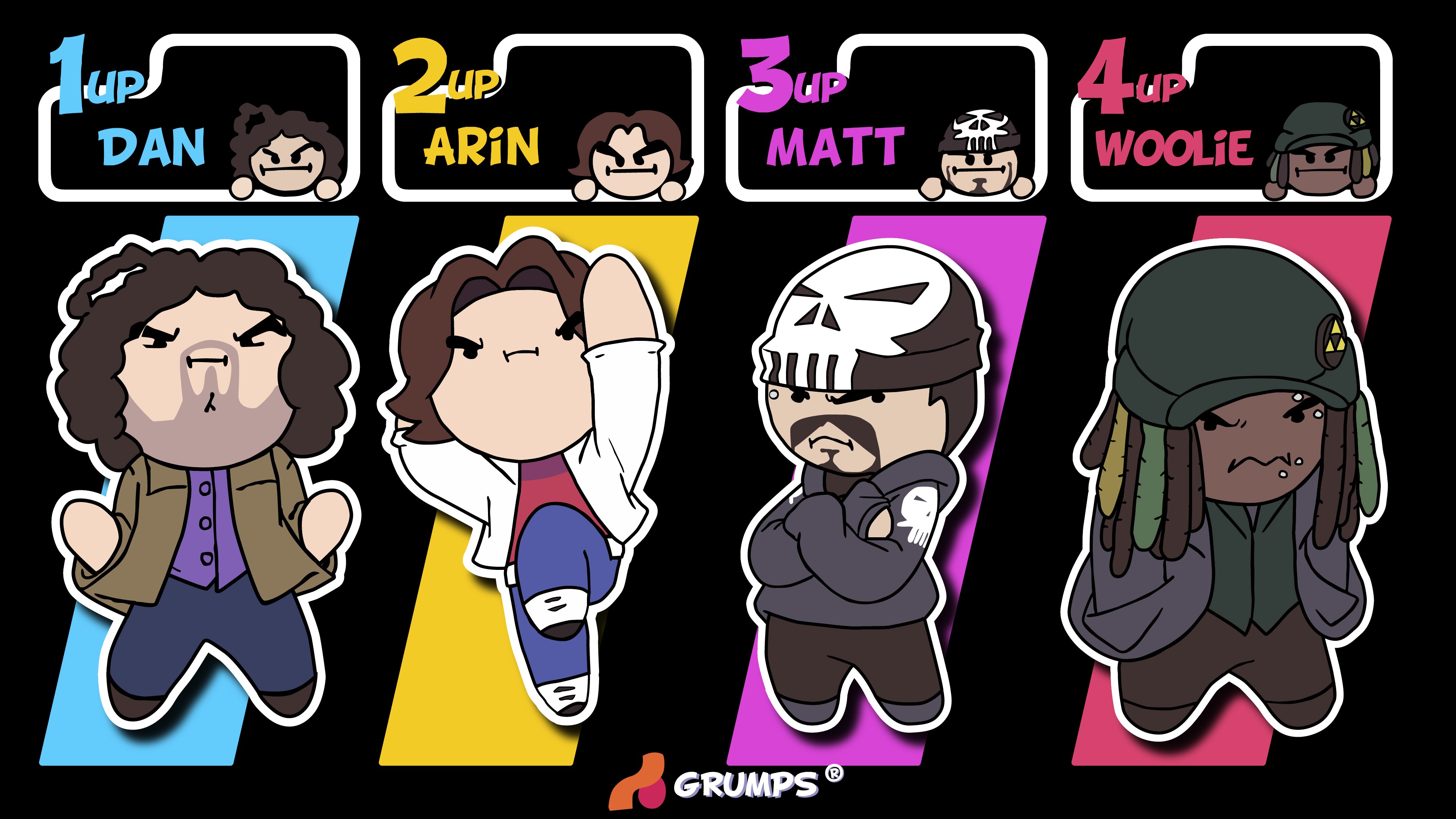 Game Grumps, Egoraptor, Ninja Sex Party, Video Games, Arcade Wallpaper