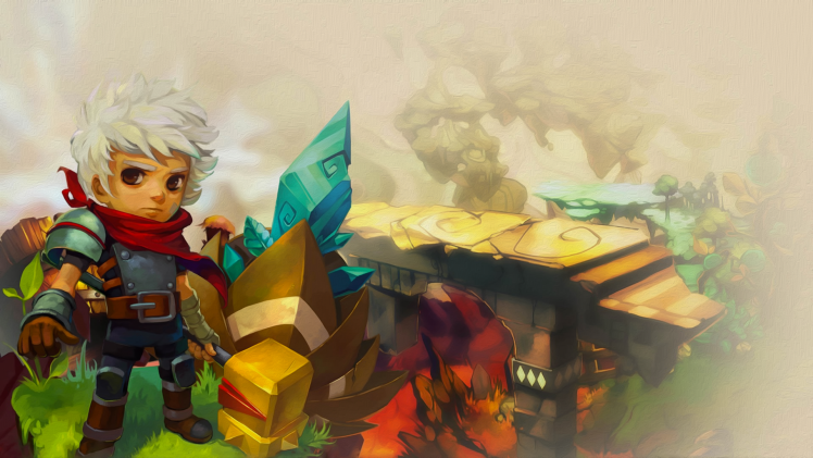 The Kid, Bastion, Oil Painting, Video Games, Colorful HD Wallpaper Desktop Background