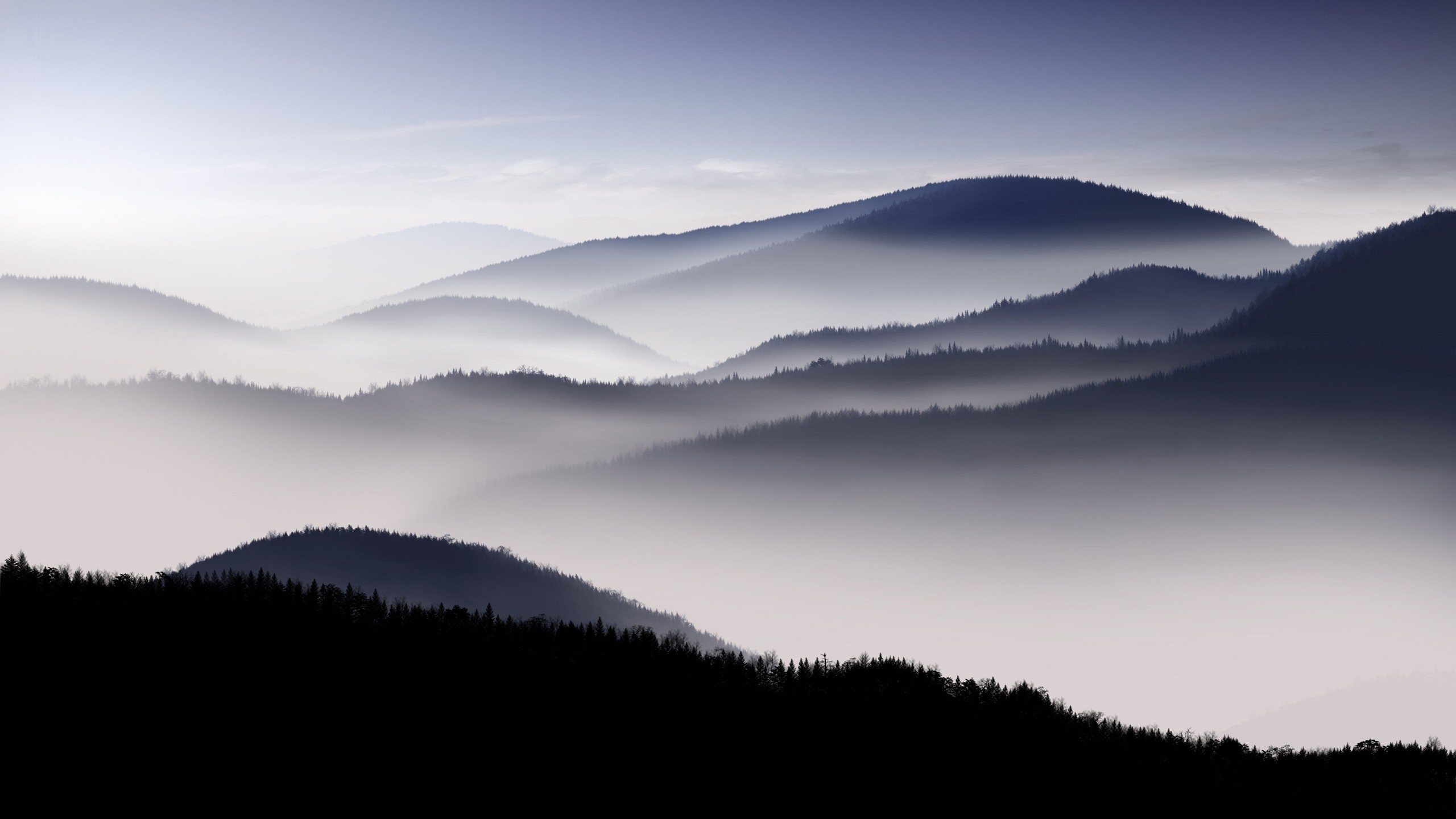 photography, Landscape, Nature, Mist, Mountain Wallpaper