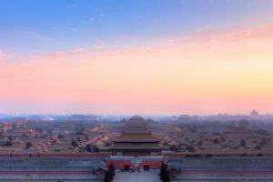 photography, Landscape, Beijing, Sunrise, Forbidden City, China, World Heritage Site